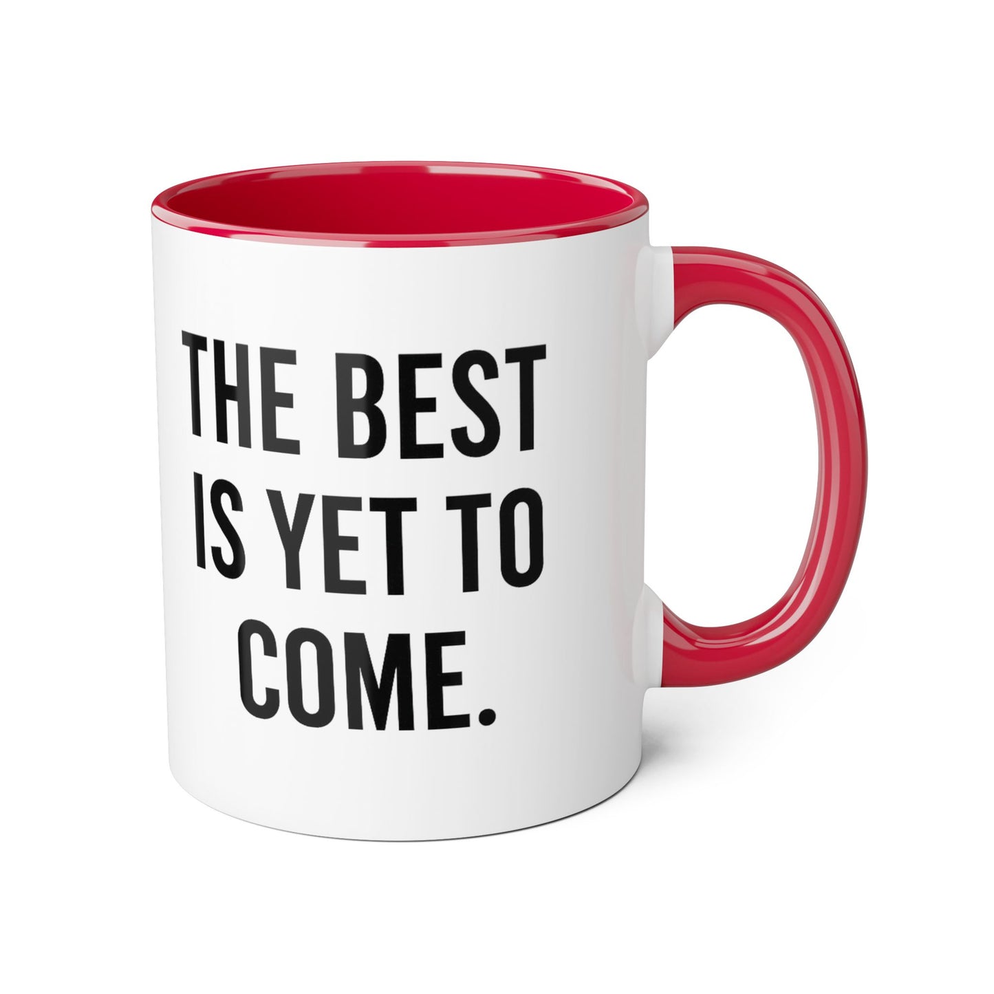 Motivia the best Mug 11oz — Black Interior & Handle