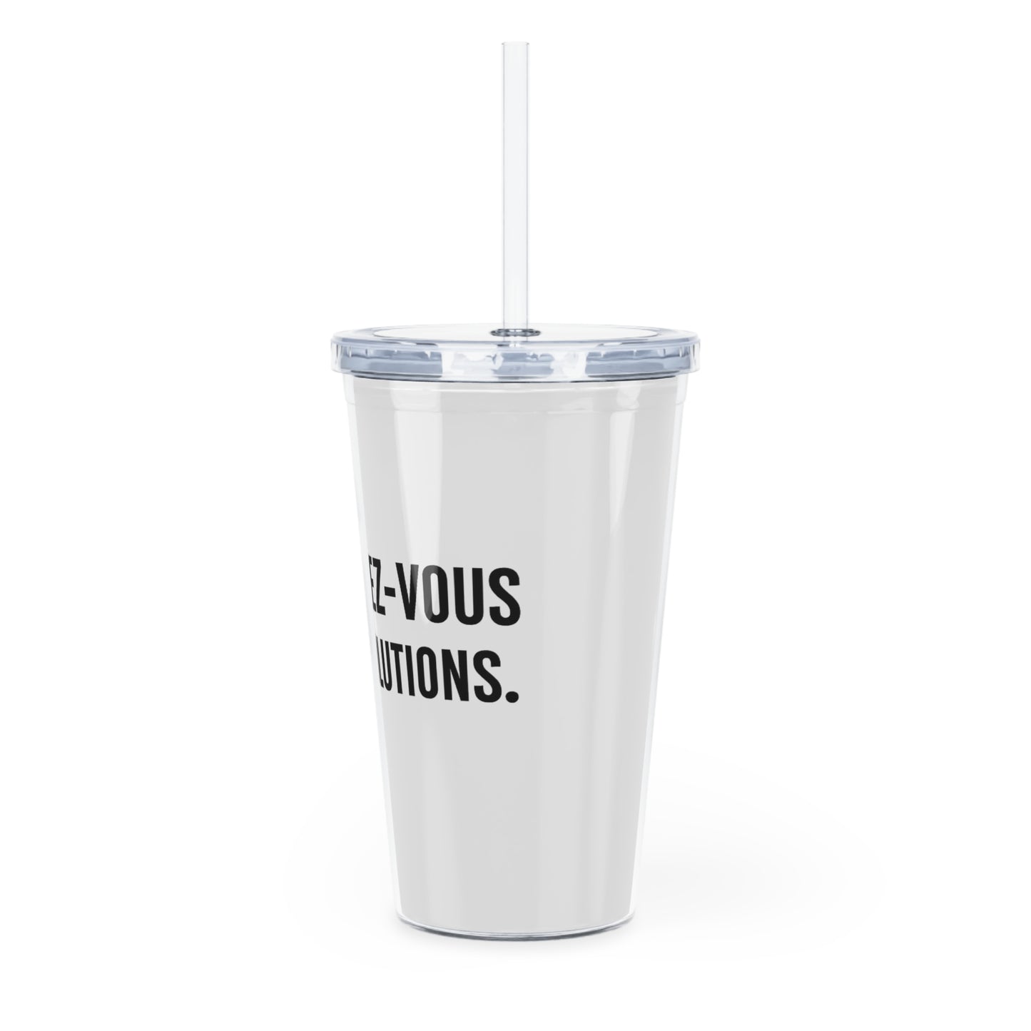 Motivia 20 oz plastic tumbler concentrer