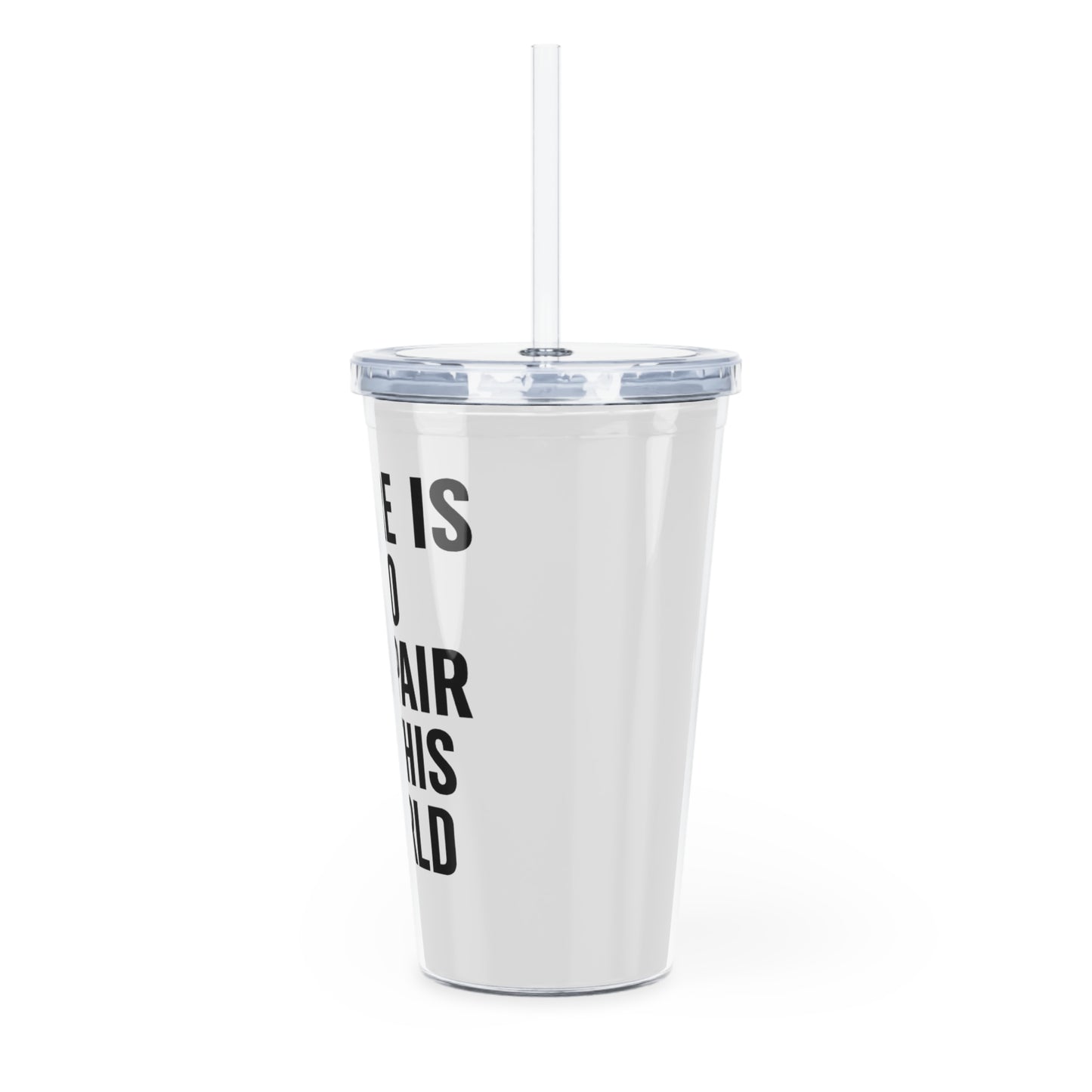 Motivia 20 oz plastic tumbler there is