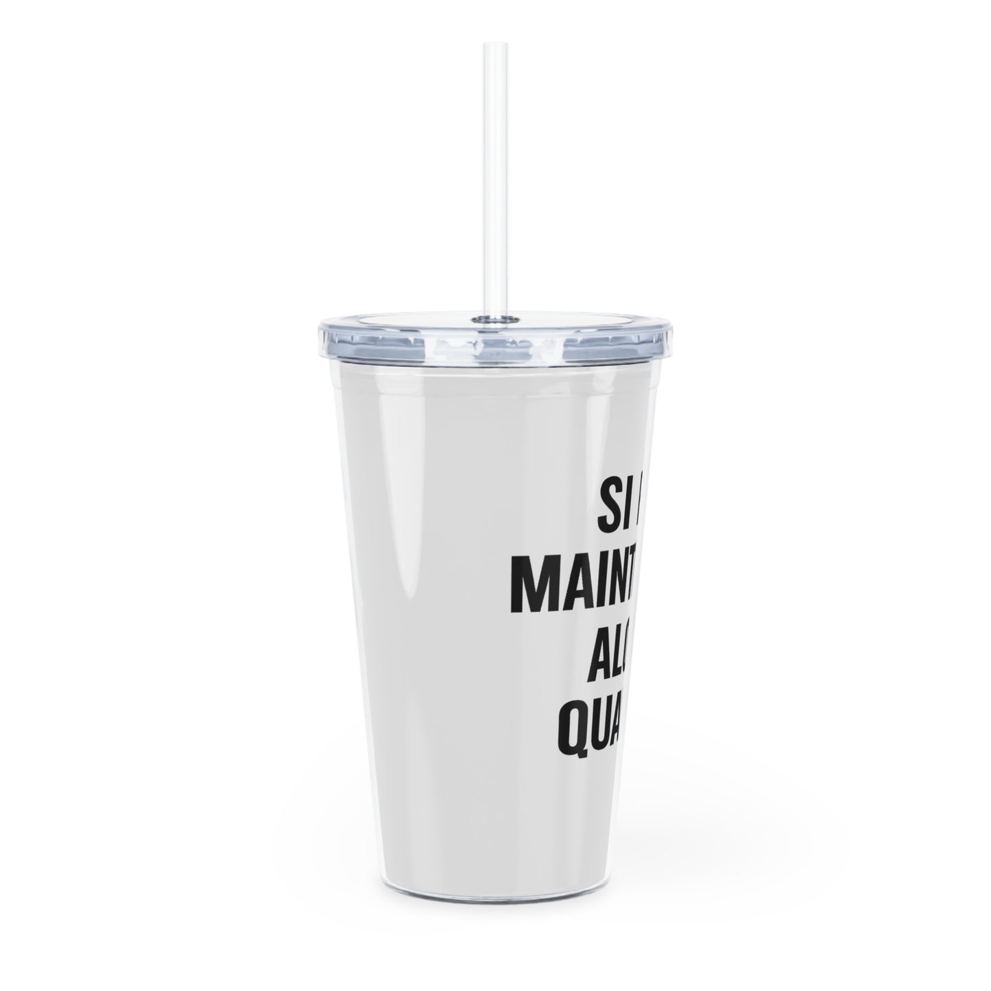 Motivia 20 oz plastic tumbler si pas