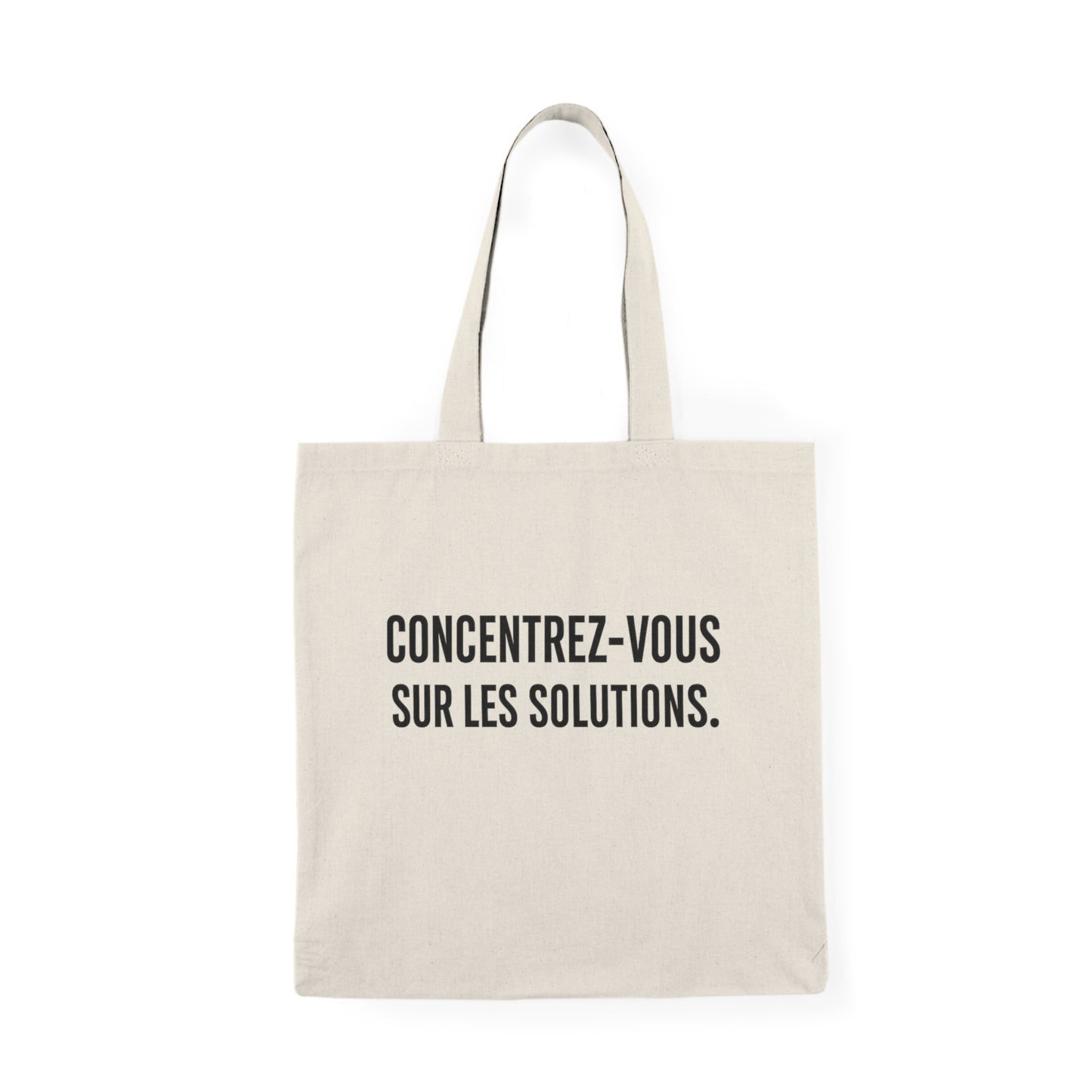 Motivia Canvas tote bag  concentrer vous