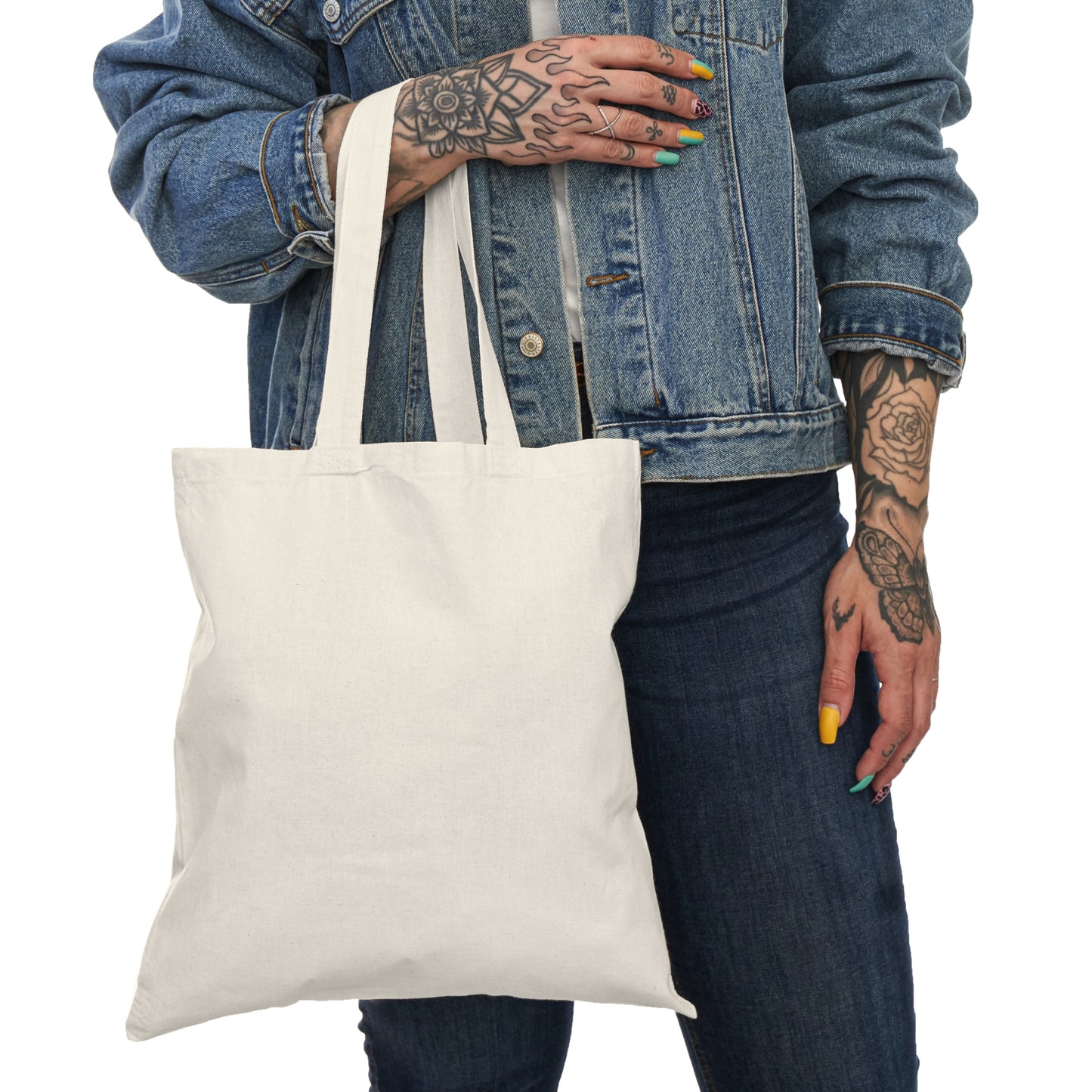 Motivia | Custom Canvas Tote Bag – Upload Your Logo or Design