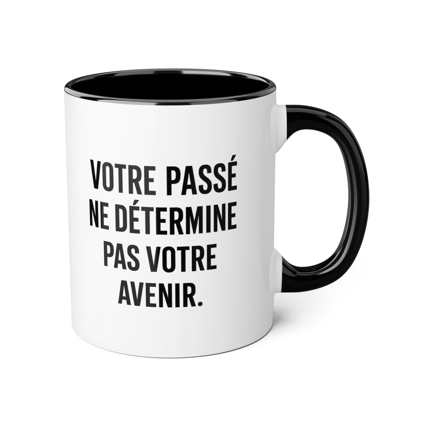 Motivia votre passe  Mug 11oz — Black Interior & Handle