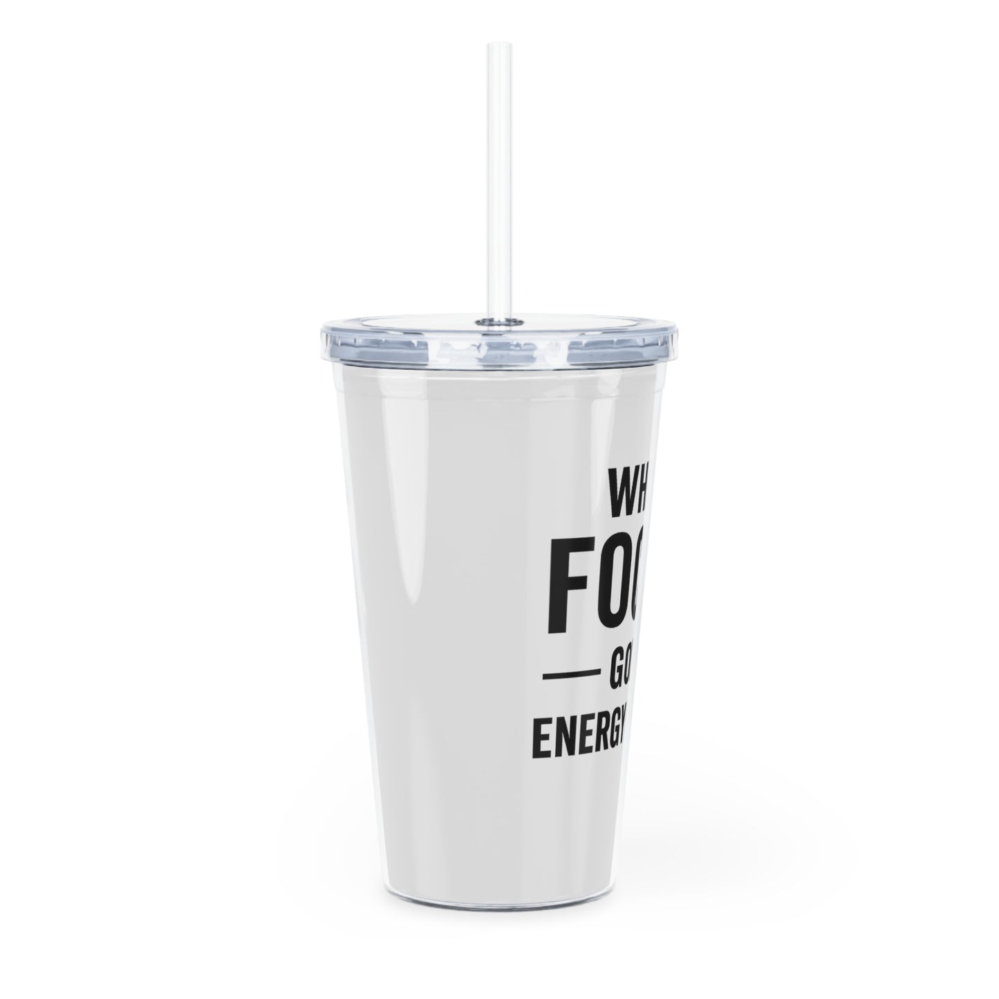 Motivia 20 oz plastic tumbler where