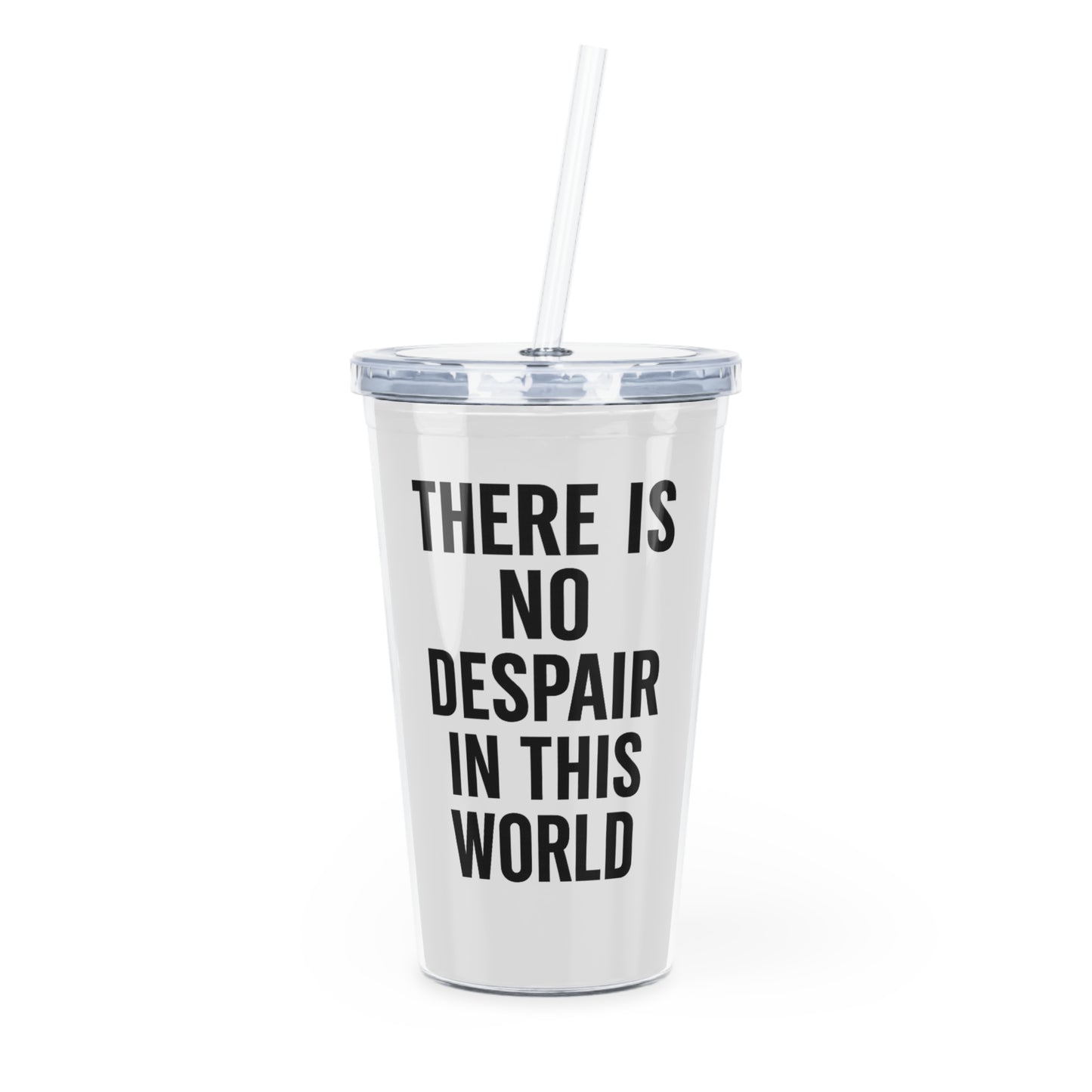 Motivia 20 oz plastic tumbler there is