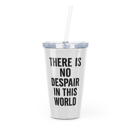 Motivia 20 oz plastic tumbler there is