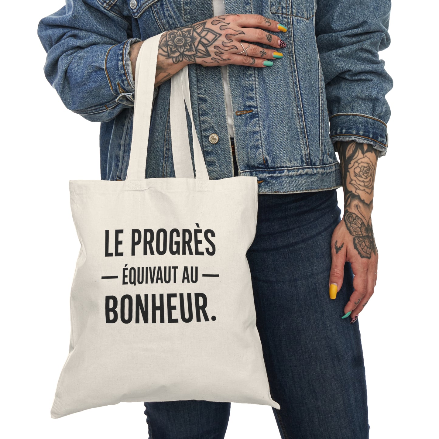 Motivia Canvas tote bag Le progres
