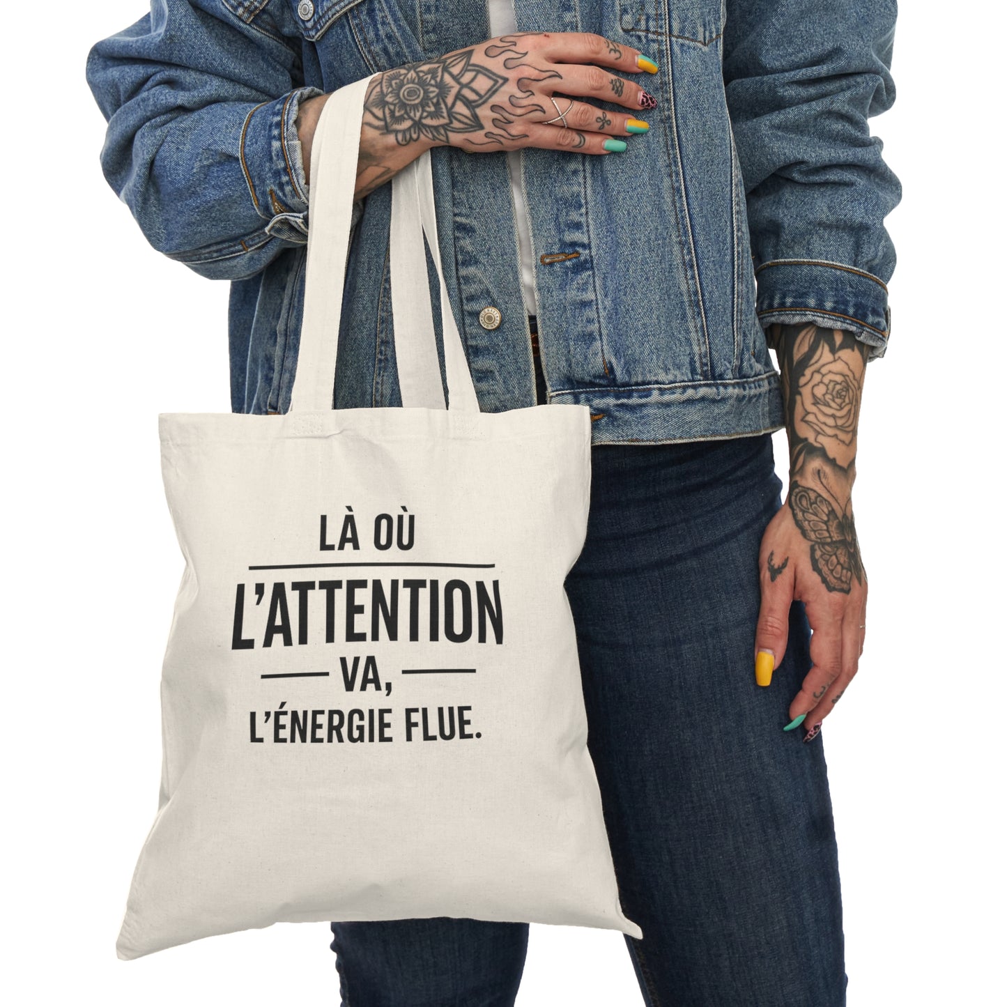 Motivia Canvas tote bag La ou