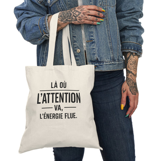 Motivia Canvas tote bag La ou