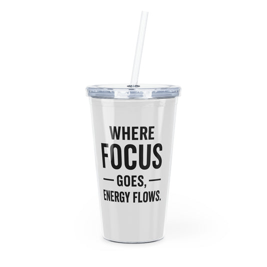 Motivia 20 oz plastic tumbler where