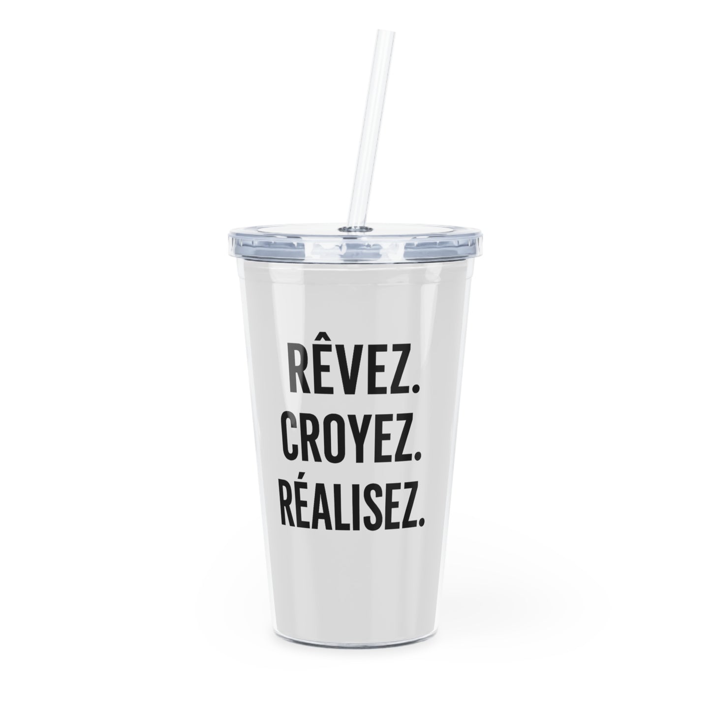 Motivia 20 oz plastic tumbler revez