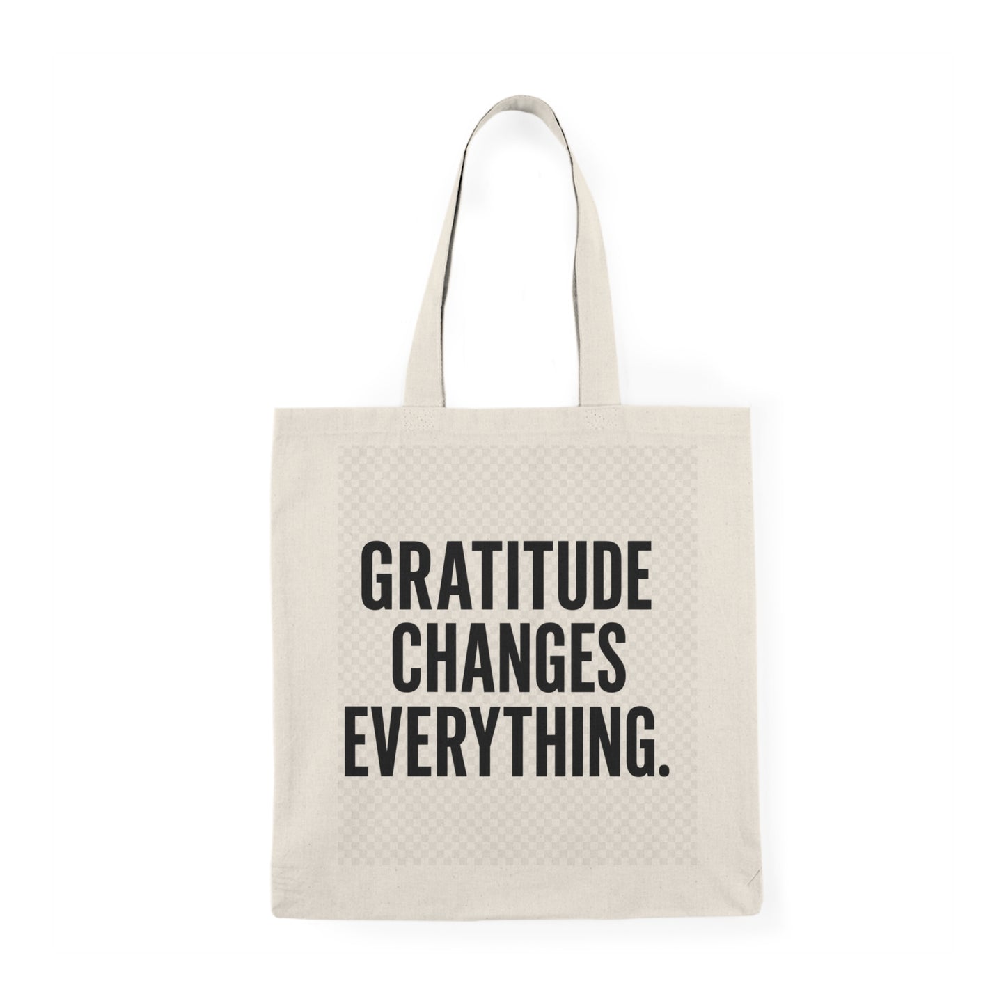 Motivia canvas tote bags grattitude