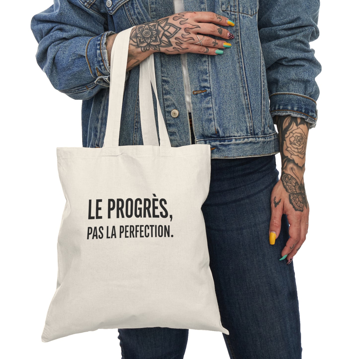 Motivia Canvas tote bag Le progres