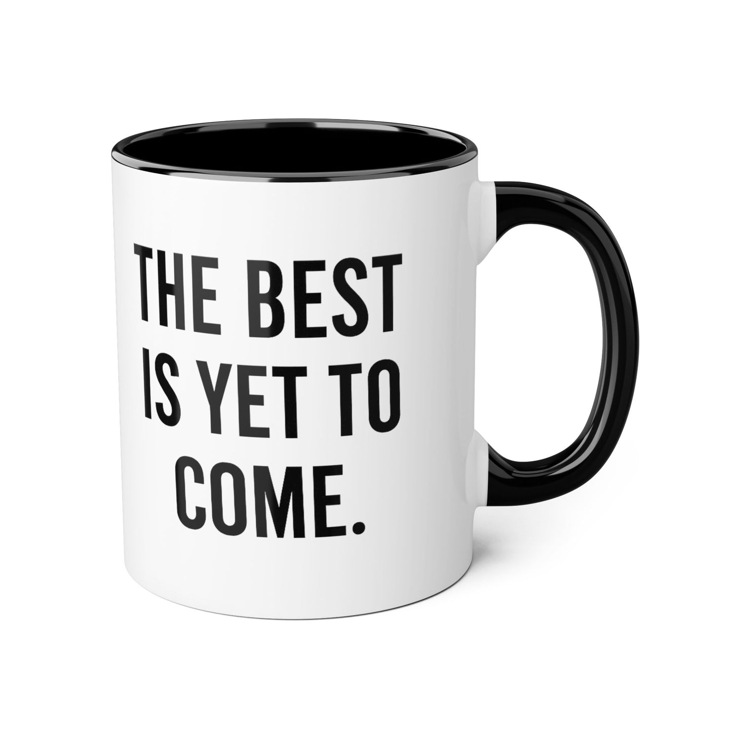 Motivia the best Mug 11oz — Black Interior & Handle