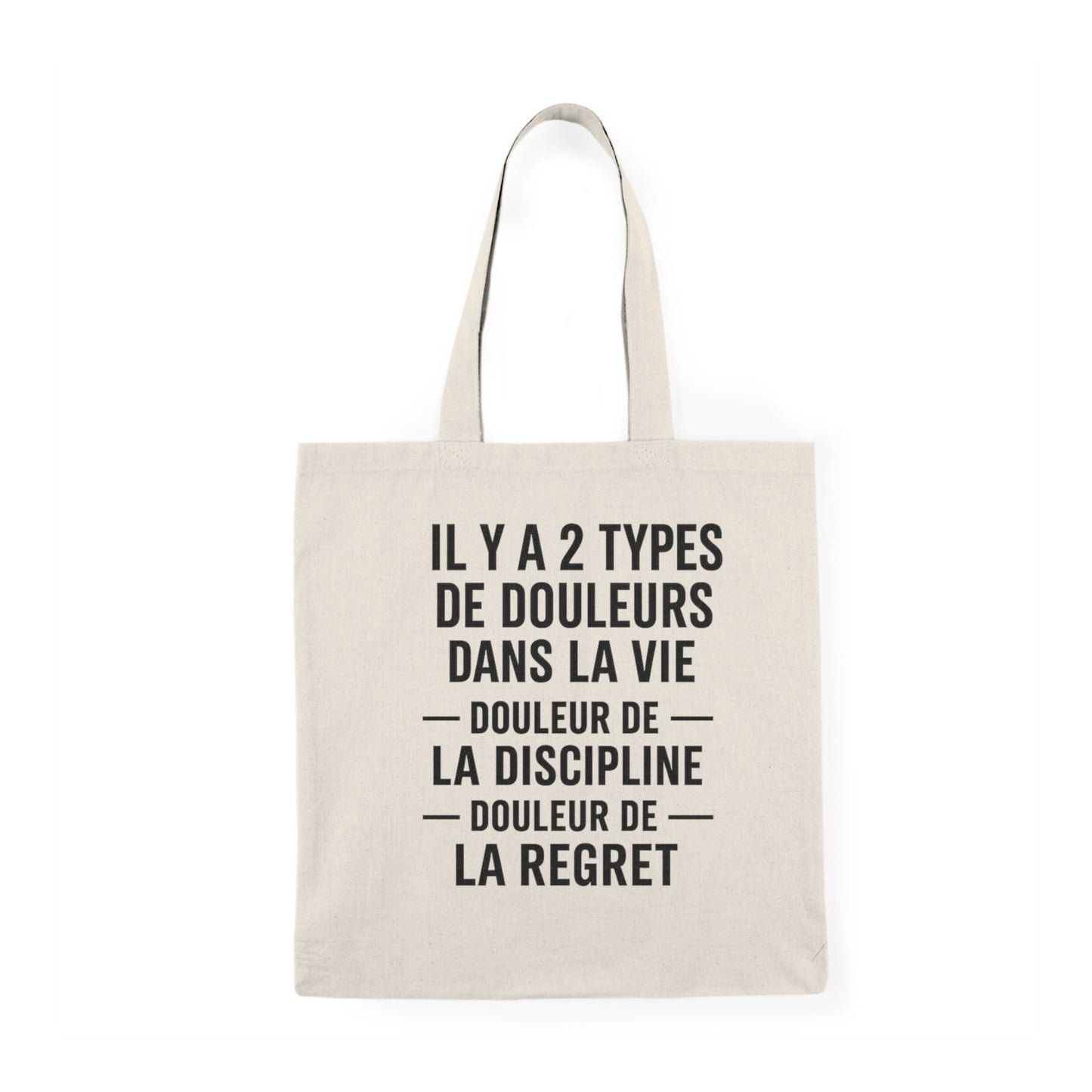 Motivia Canvas tote bag il ya 2 types