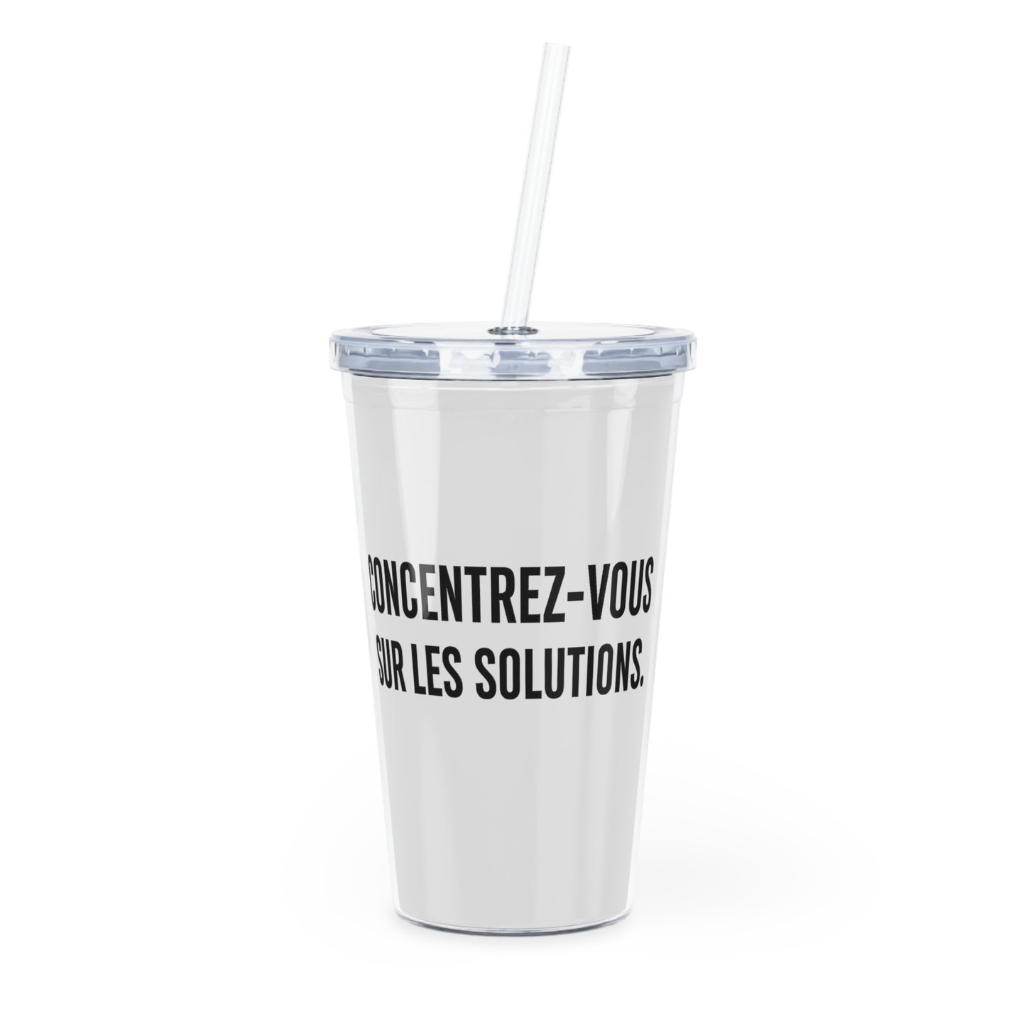 Motivia 20 oz plastic tumbler concentrer