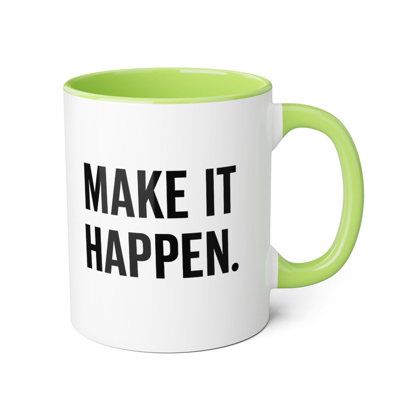 Motivia make it Mug 11oz — Black Interior & Handle