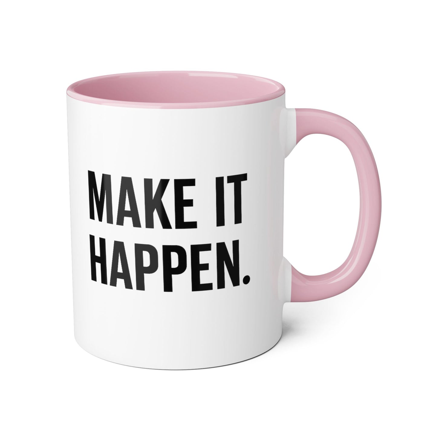Motivia make it Mug 11oz — Black Interior & Handle