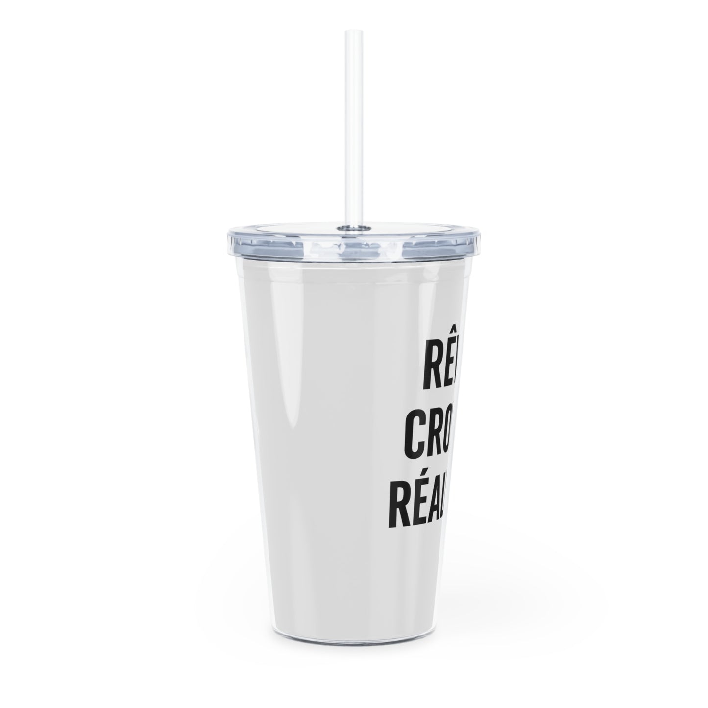 Motivia 20 oz plastic tumbler revez