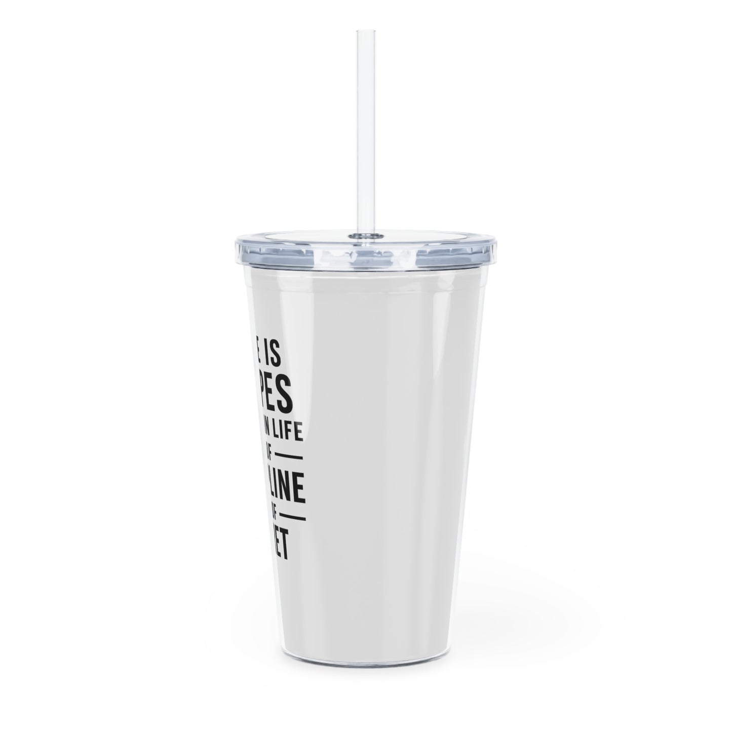 Motivia 20 oz plastic tumbler there is