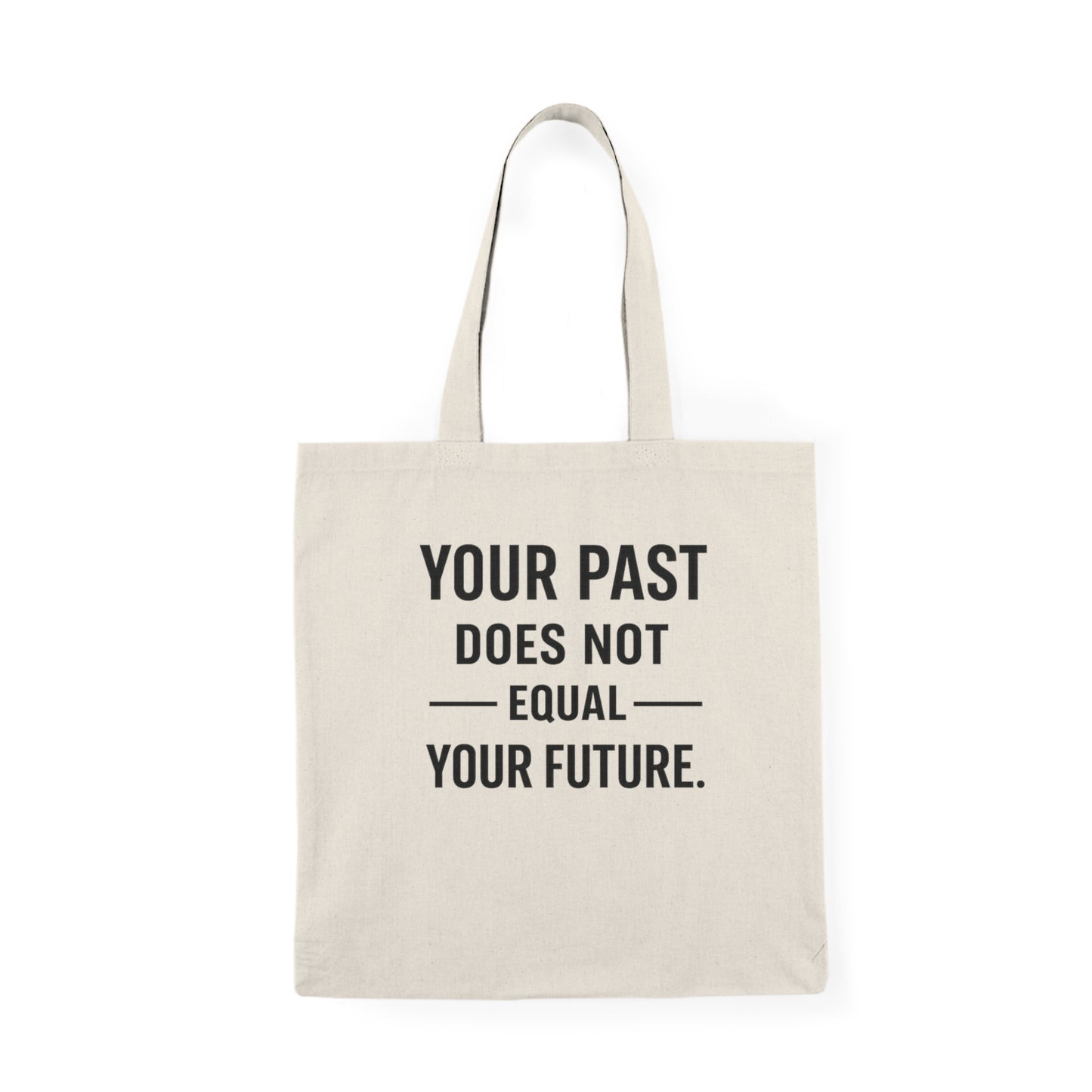 Motivia canvas tote bags your past