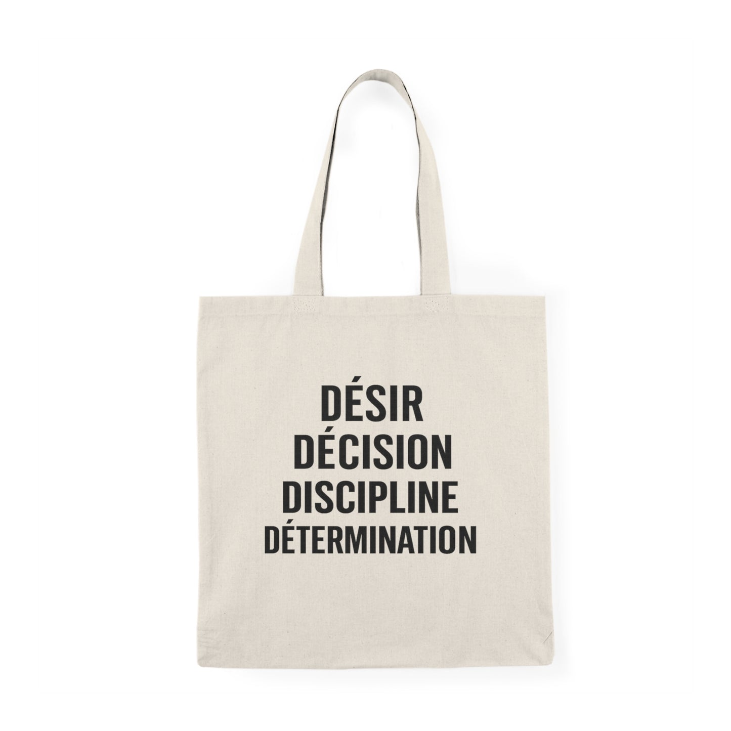 Motivia Canvas tote bag desire french