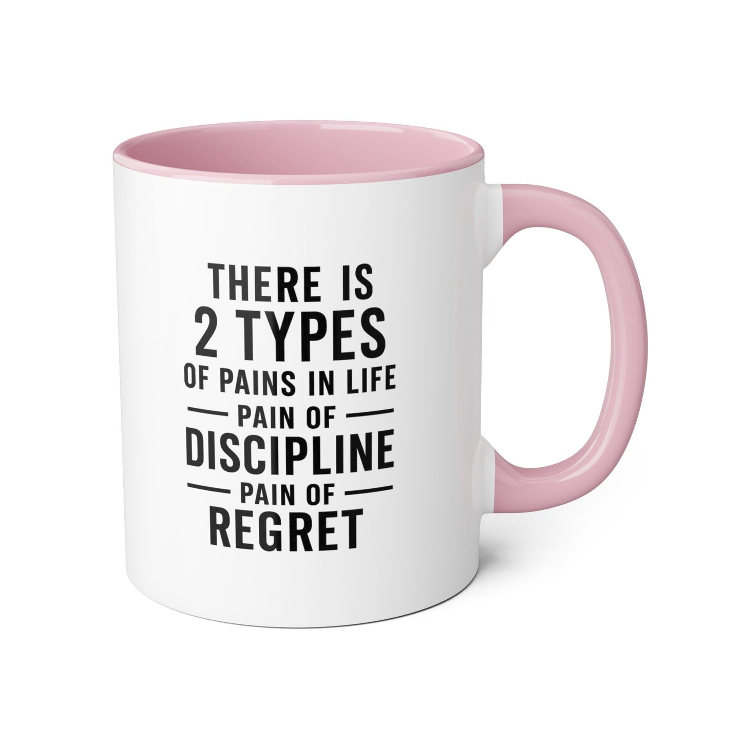 Motivai 2 types Mug 11oz — Black Interior & Handle