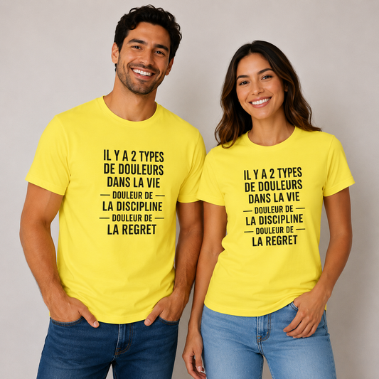 Motivia  T-Shirt il ya 2 types