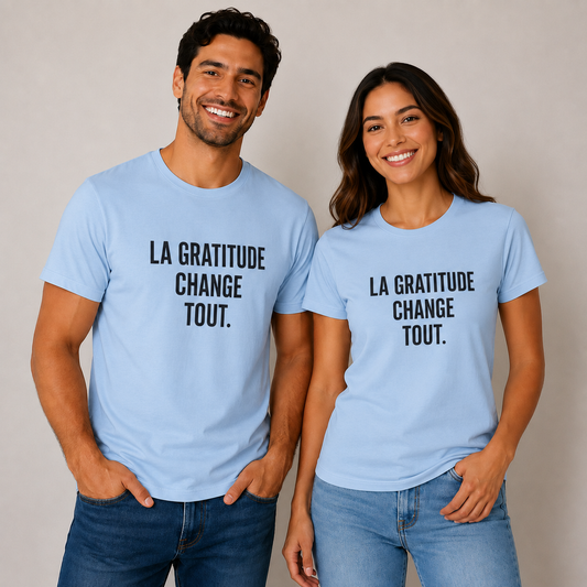 Motivia  T-Shirt la gratitude