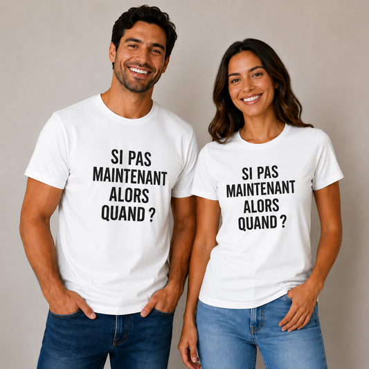 Motivia  T-Shirt si pas maintenant
